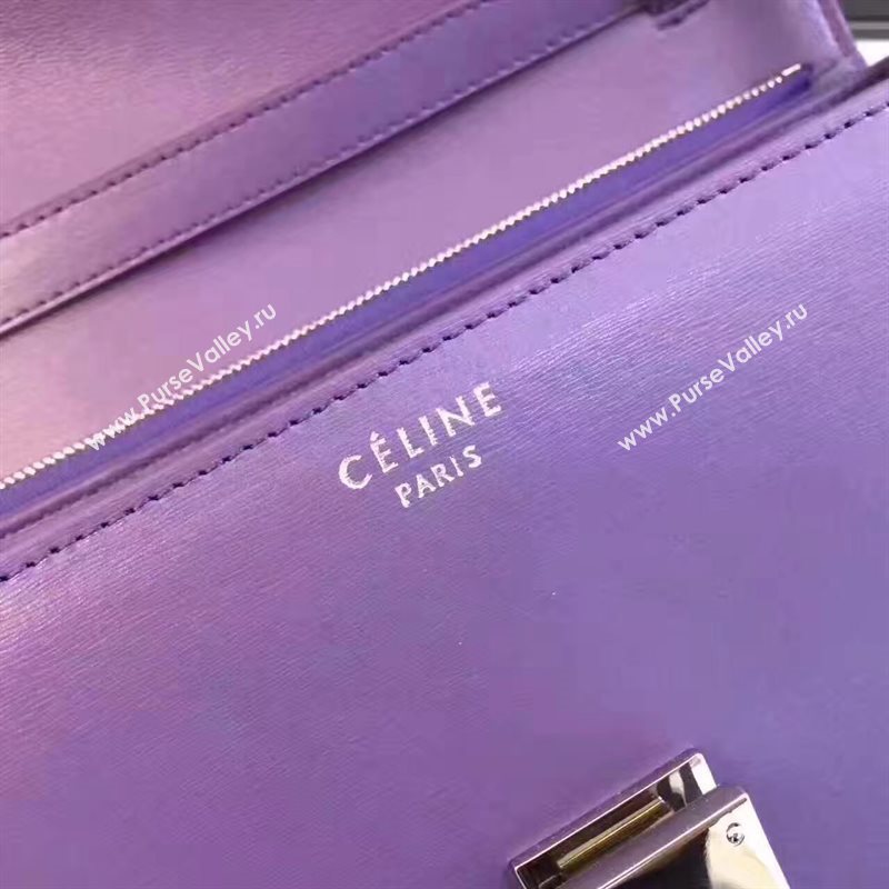 Celine classic box purple bag 4697
