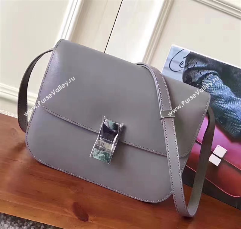 Celine gray box classic bag 4698