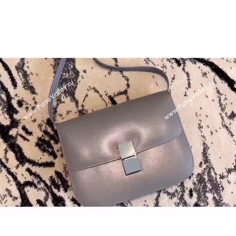 Celine gray box classic bag 4698
