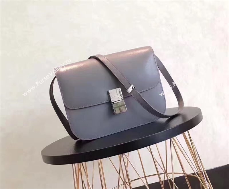 Celine gray box classic bag 4698