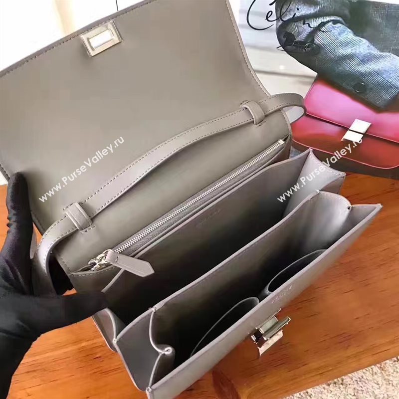 Celine gray box classic bag 4698