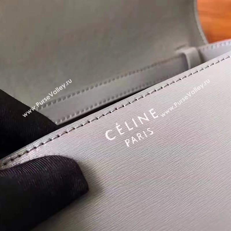 Celine gray box classic bag 4698