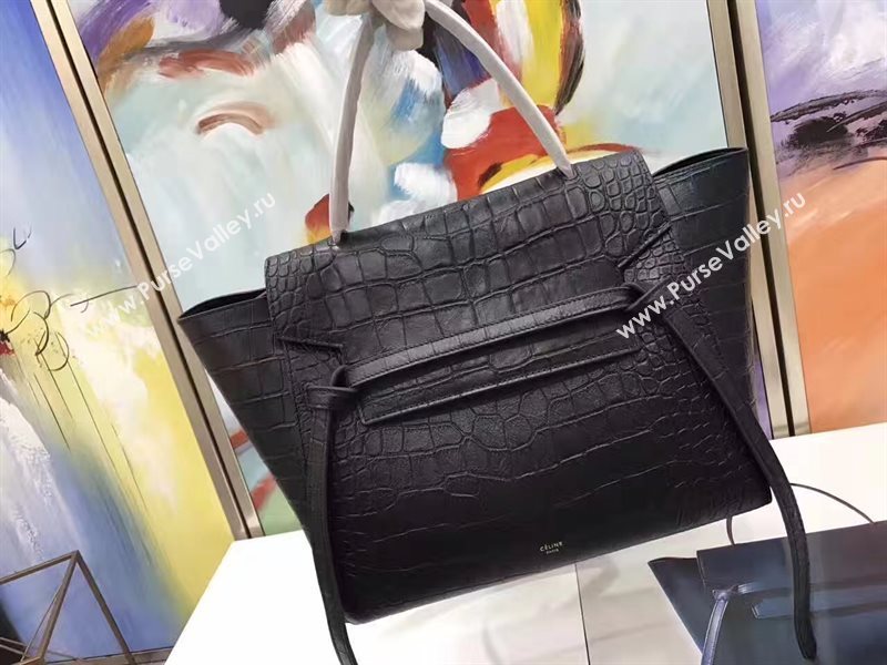 Celine medium black belt bag 4603