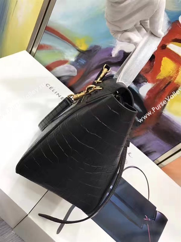 Celine medium black belt bag 4603