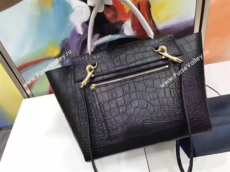Celine medium black belt bag 4603