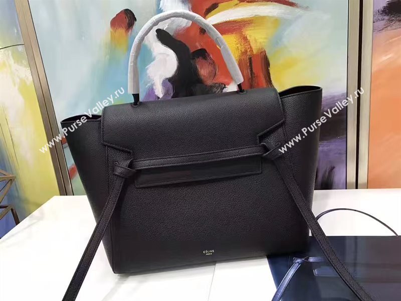 Celine medium grain belt black bag 4611