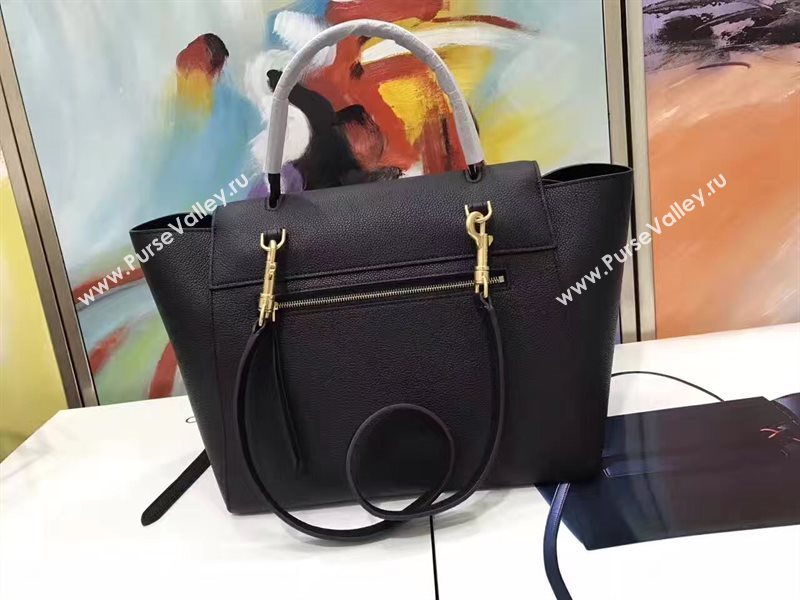 Celine medium grain belt black bag 4611