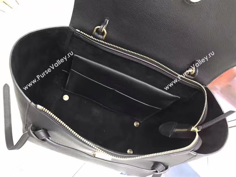 Celine medium grain belt black bag 4611