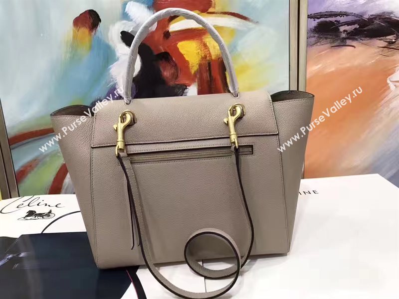 Celine medium belt black grain bag 4612