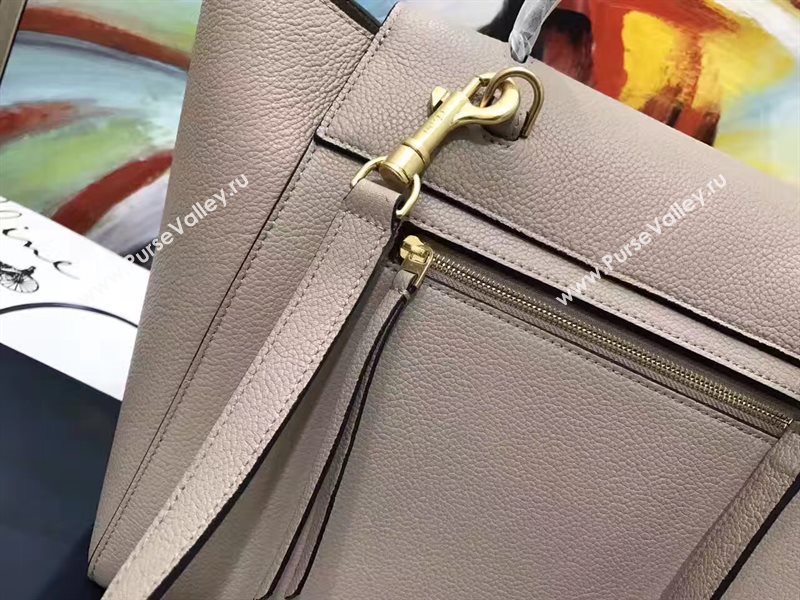 Celine medium belt black grain bag 4612