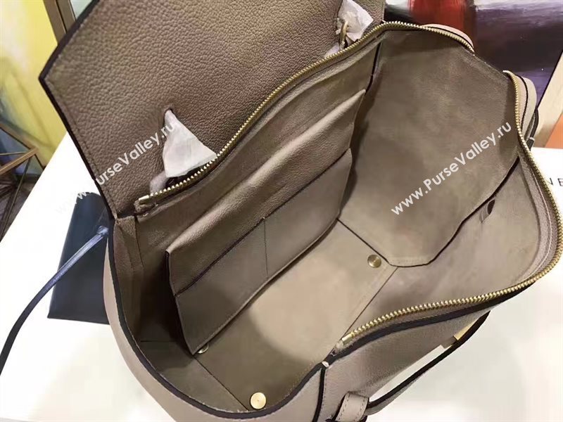 Celine medium belt black grain bag 4612