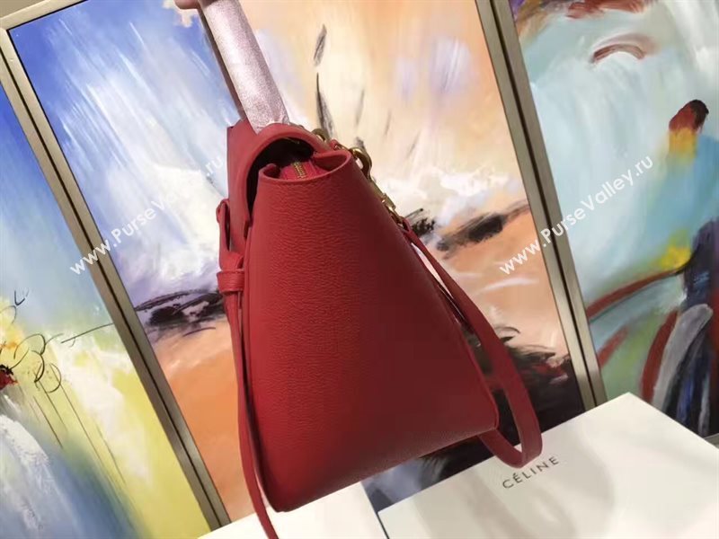 Celine medium red belt bag 4613