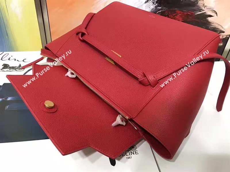 Celine medium red belt bag 4613