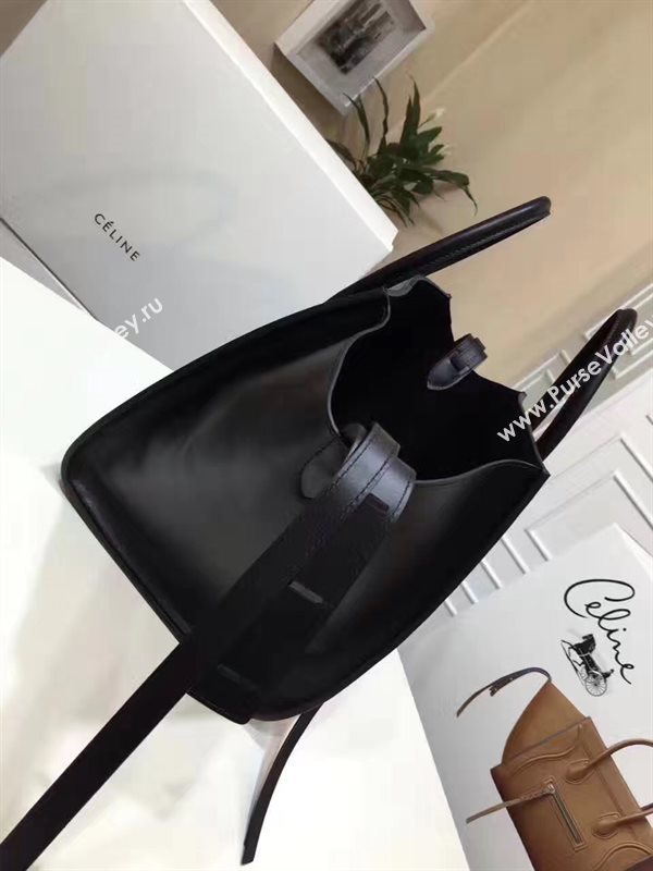 Celine large smooth black Phantom Luggage bag 4620