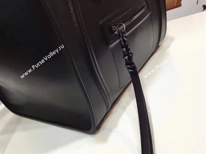 Celine large smooth black Phantom Luggage bag 4620