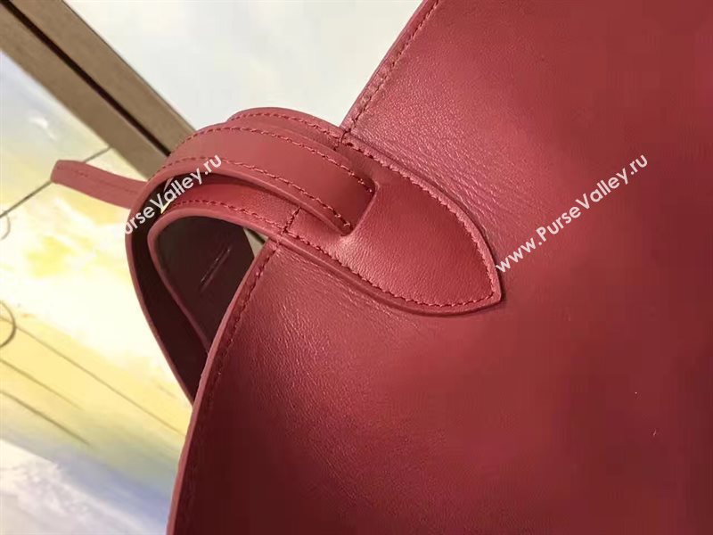 Celine large suede wine Phantom Luggage bag 4622