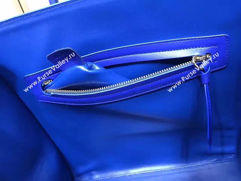 Celine large suede blue Phantom Luggage bag 4623