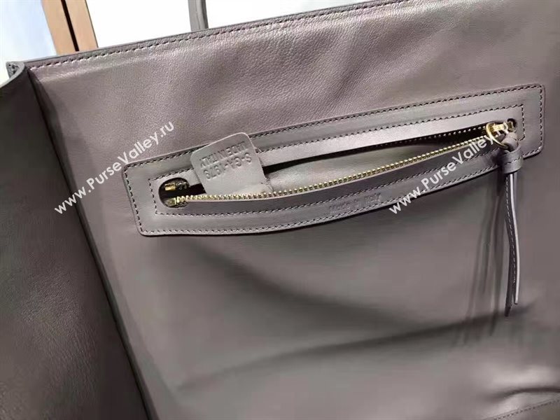 Celine large suede gray Phantom Luggage bag 4624