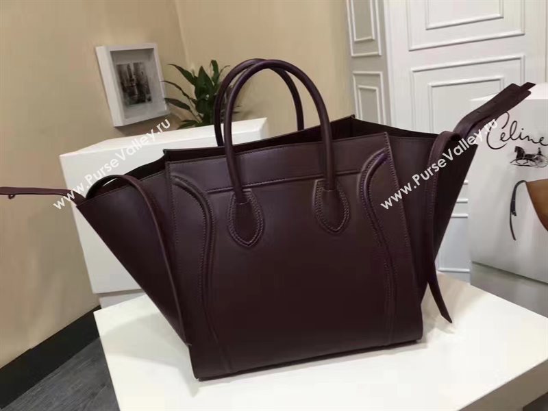 Celine large dark coffee Phantom Luggage bag 4629