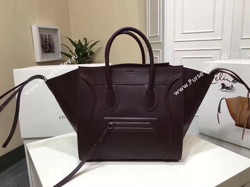 Celine large dark coffee Phantom Luggage bag 4629