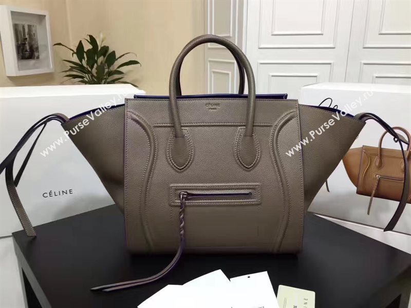 Celine large gray Phantom Luggage bag 4632