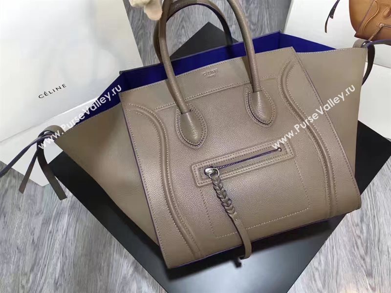 Celine large gray Phantom Luggage bag 4632
