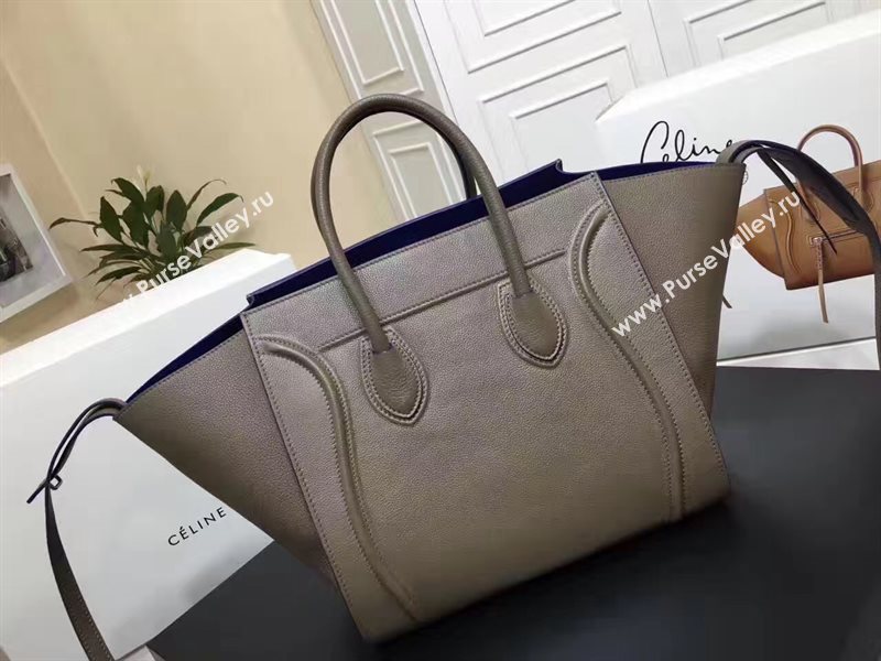 Celine large gray Phantom Luggage bag 4632