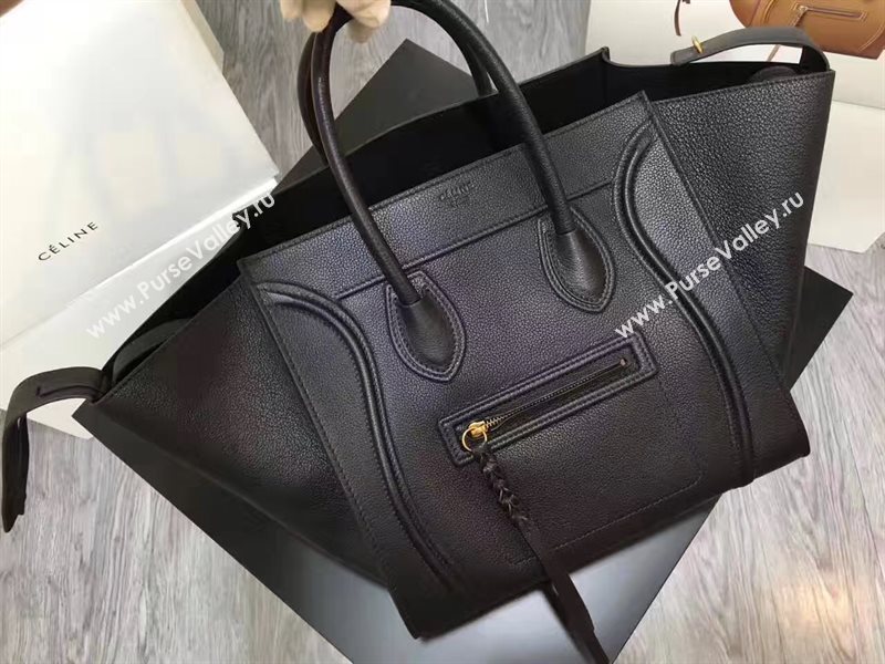 Celine large grain black Phantom Luggage bag 4633