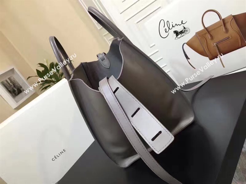 Celine large gray Phantom Luggage bag 4637