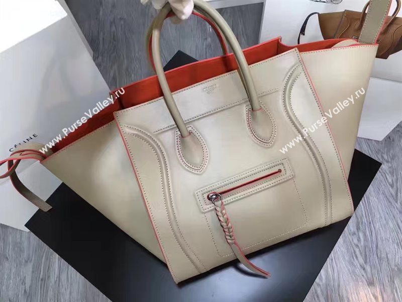 Celine large light gray Phantom Luggage bag 4639