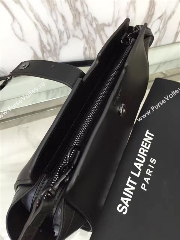 YSL smooth black nano shoulder cabas bag 4743