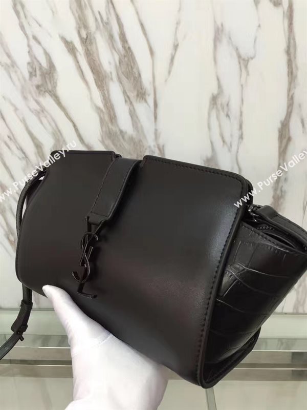 YSL smooth black nano shoulder cabas bag 4743