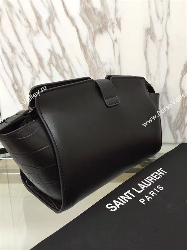 YSL smooth black nano shoulder cabas bag 4743