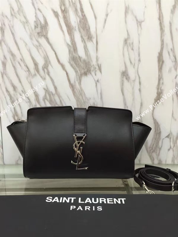 YSL smooth black nano shoulder cabas bag 4744