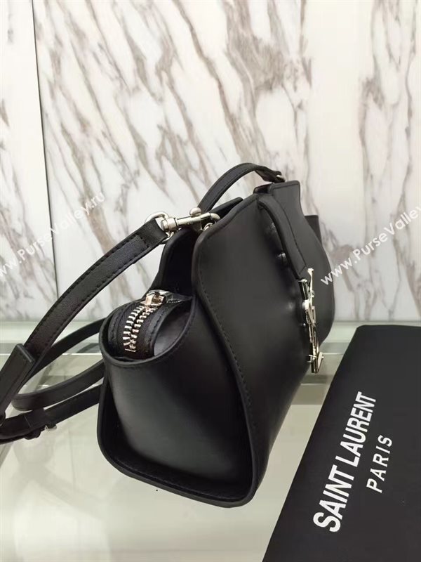 YSL smooth black nano shoulder cabas bag 4744