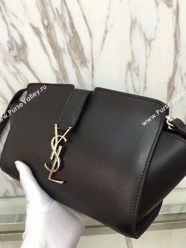 YSL smooth black nano shoulder cabas bag 4744