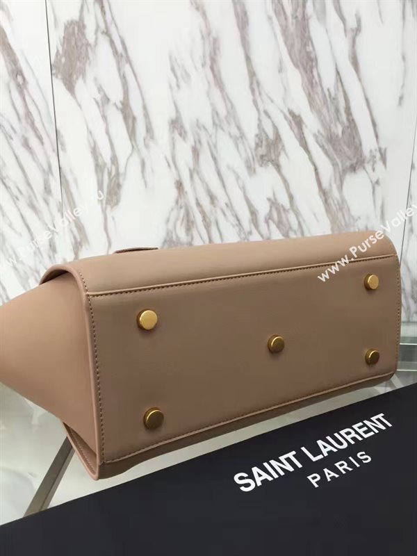 YSL tan small shoulder cabas bag 4747