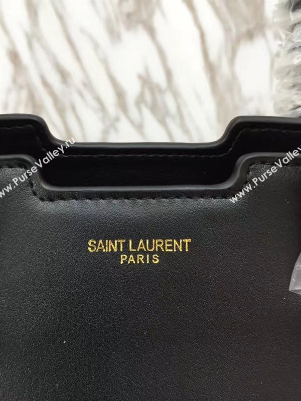 YSL small black shoulder cabas bag 4749