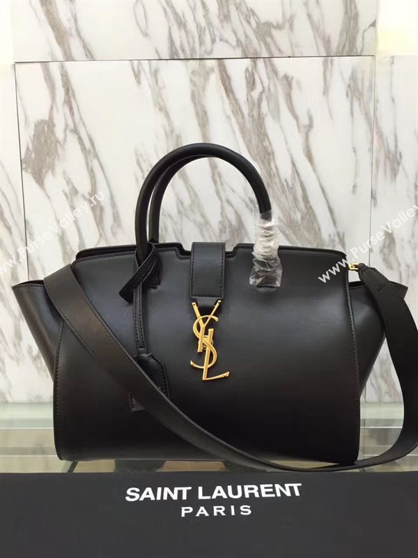 YSL small black shoulder cabas bag 4749