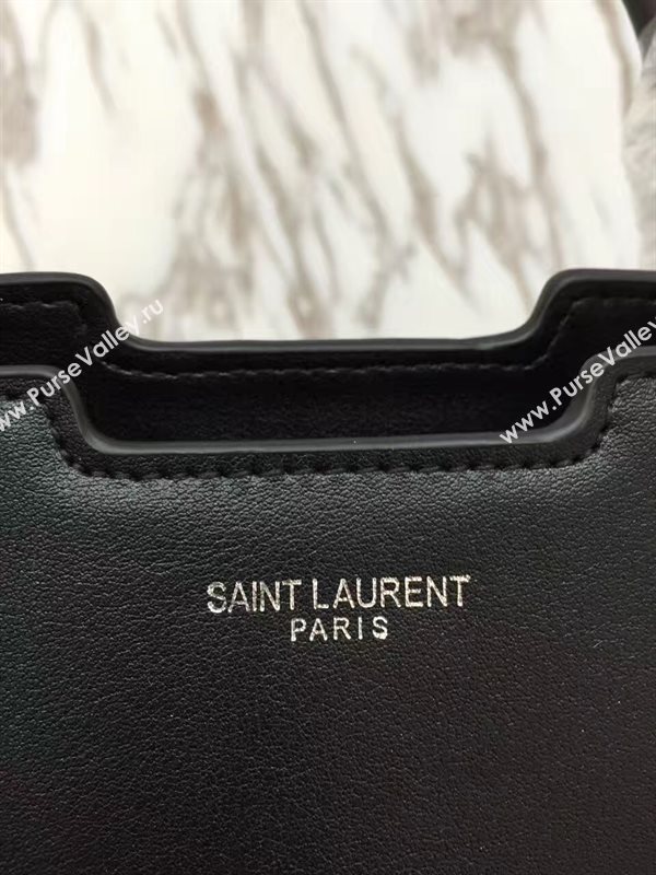 YSL small black shoulder cabas bag 4750