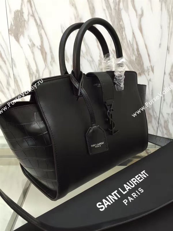 YSL small black shoulder cabas bag 4750