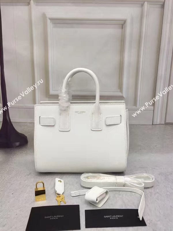 YSL nano white Sac Jour De bag 4751