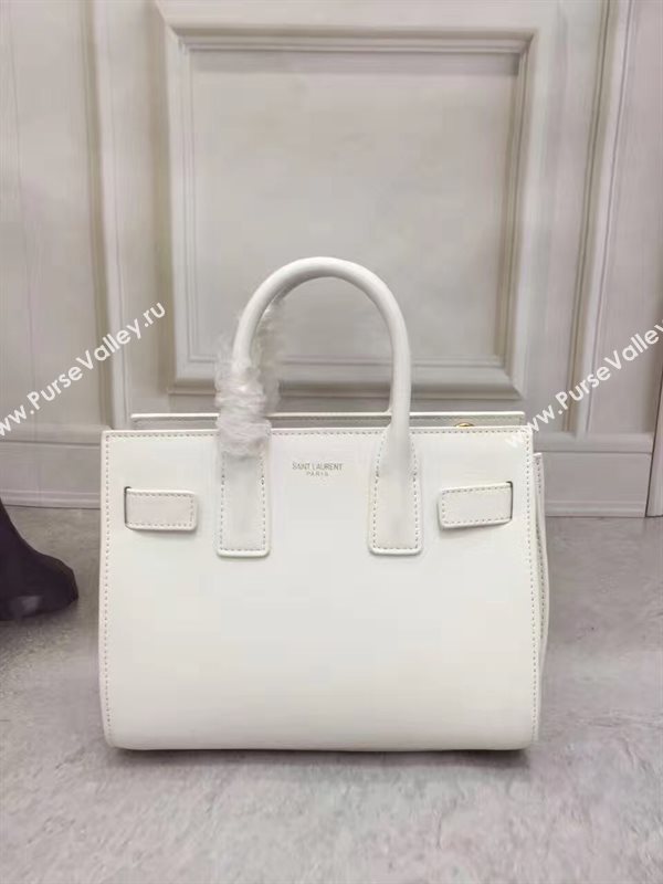YSL nano white Sac Jour De bag 4751