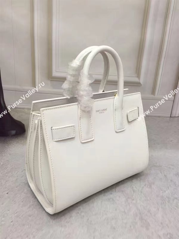 YSL nano white Sac Jour De bag 4751