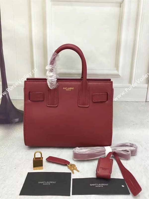 YSL wine nano Sac Jour De bag 4755