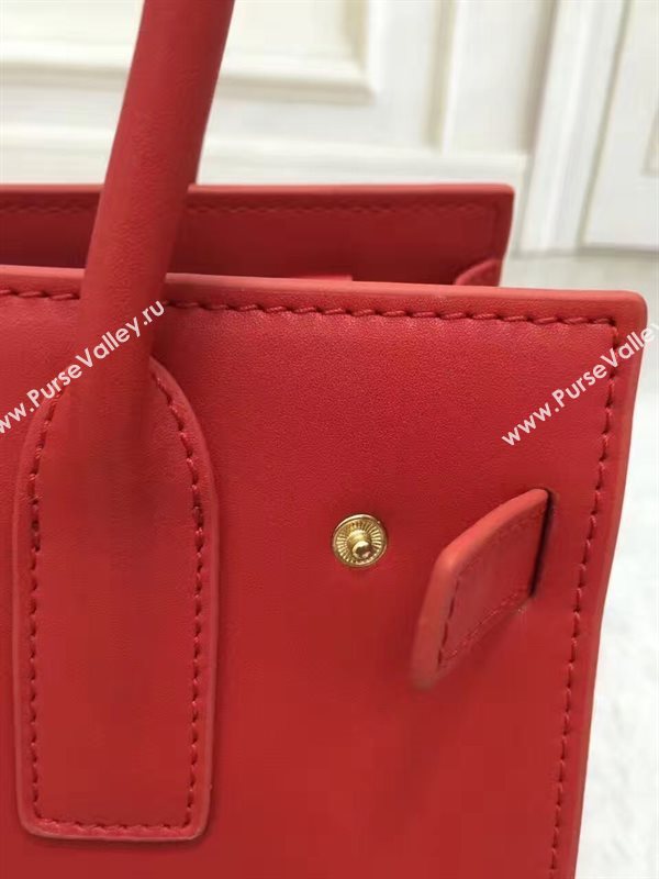 YSL red nano Sac Jour De bag 4756