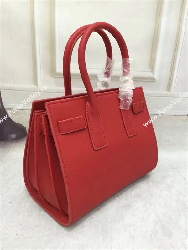 YSL red nano Sac Jour De bag 4756