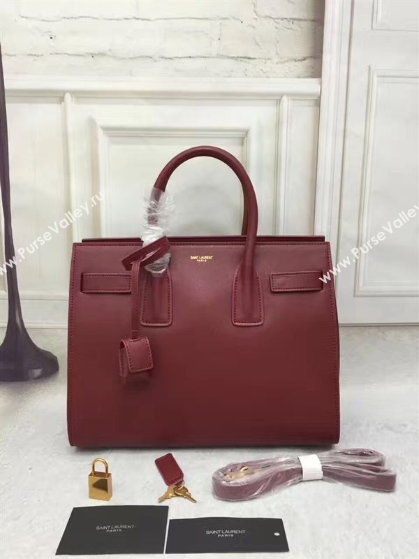 YSL large wine Sac De tote Jour bag 4757