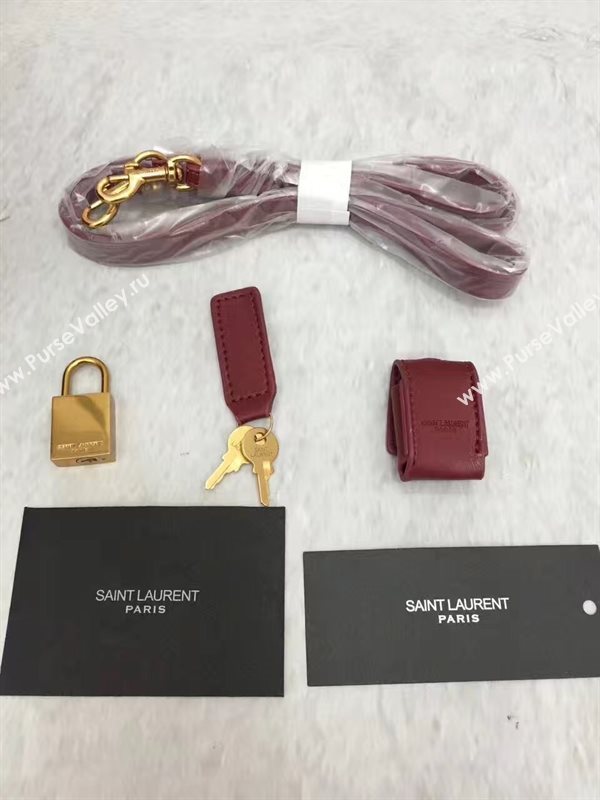 YSL large wine Sac De tote Jour bag 4757