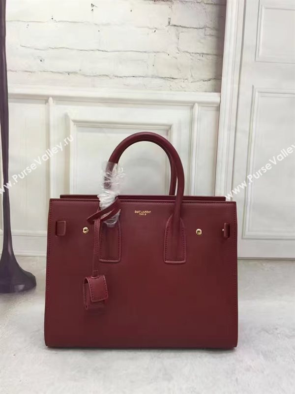 YSL large wine Sac De tote Jour bag 4757